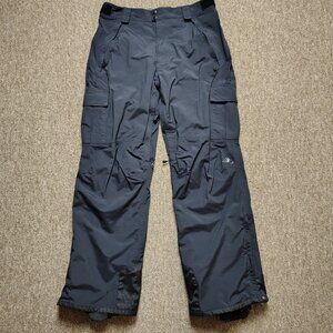 EASTERN MOUNTAIN SPORTS Snow Pants Men M Black Lined Cargo Pockets System3